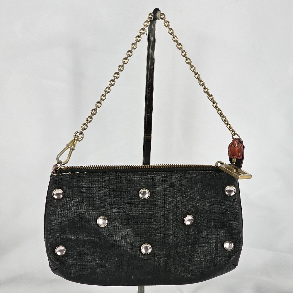Fendi Zucca Stud Pochette